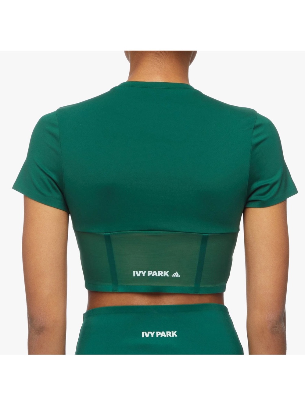dark green Adidas x Ivy Park corset crop top - Picture 2 of 8